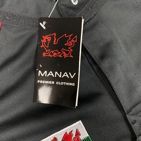 NEW Cymru Wales Rugby Jersey Shirt Sweater Mens Large Manav - Picture 4 of 9